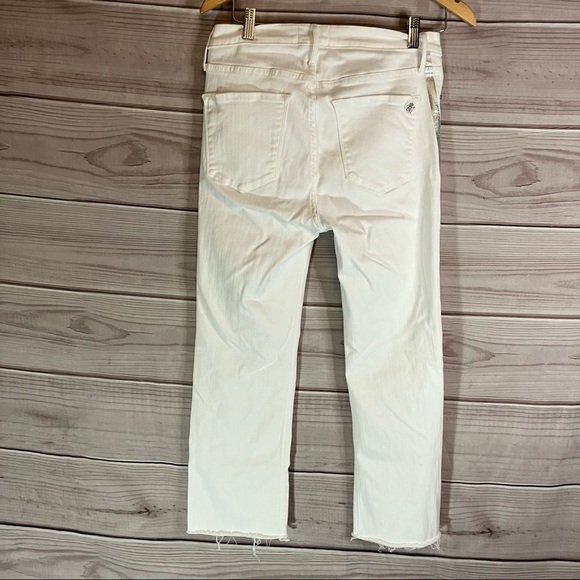 BLACK Orchid Cindy Racer Flare Slant Fray Hem Jeans - Picture 6 of 9